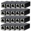 1/5/10/20Pcs RJ45 Coupler Ethernet Cable RJ45 Adapter Connector Cat7 Cat6 Cat5e Ethernet Cable Extender Adapter Female To Female