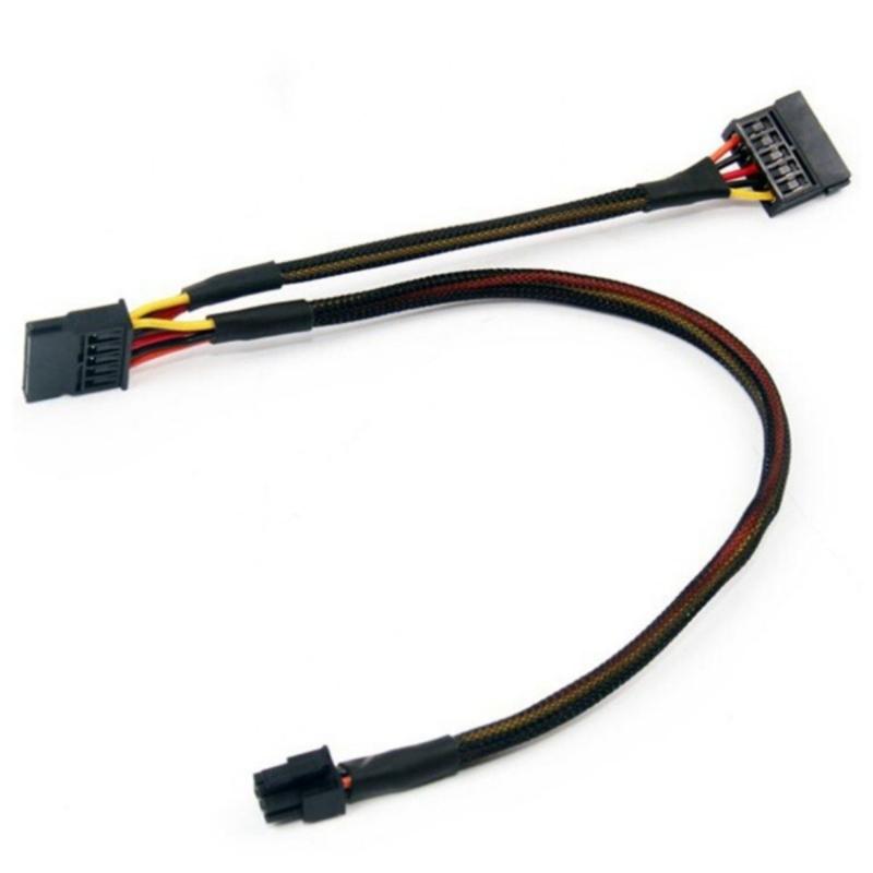 Кабель-удлинитель-переходник Mini 6Pin на 2x 15pin Улучшает подключение в рабочих станциях для материнских плат 3668 3650 3268 3660
