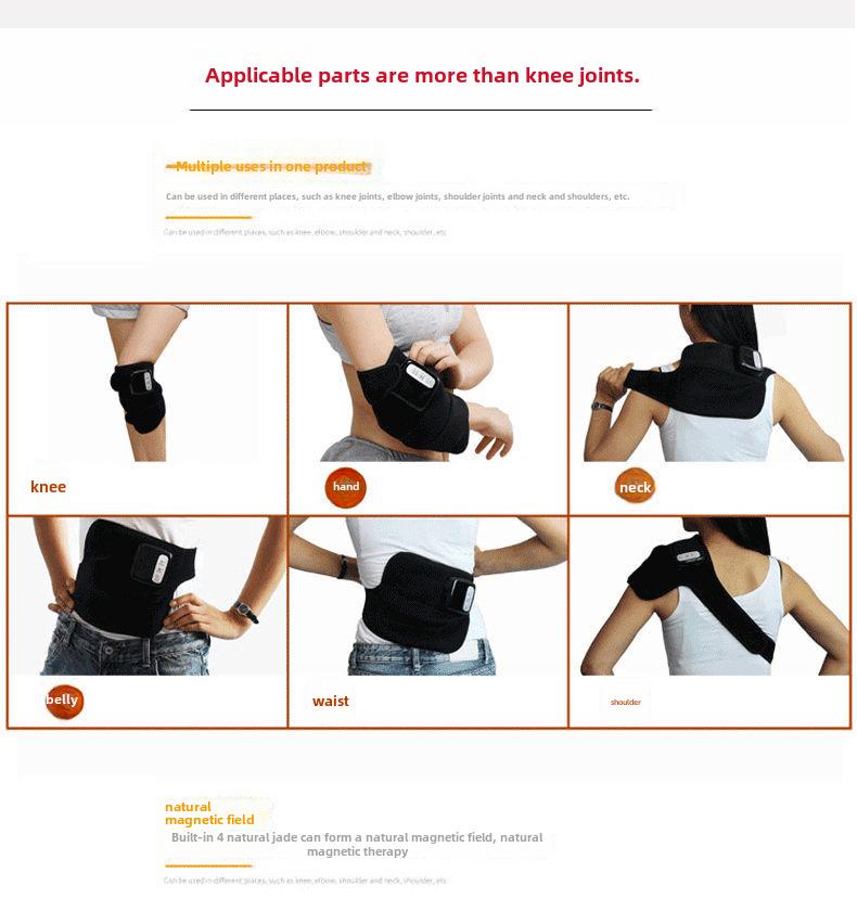 Rechargeable Self-Heating Knee Massager for Joint Pain Relief – Warm Protection for Elderly Men and Women