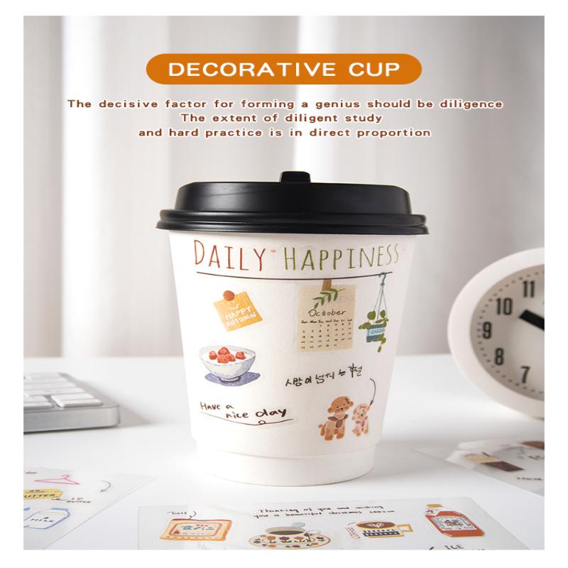 6 штук наклеек для планера 'Любовное письмо' - Милые питомцы, водонепроницаемые наклейки для DIY поделок, журнала, скрапбука, бутылок для воды, ноутбуков