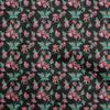 Cotton Flex Black Fabric Florals Diy Clothing Quilting Fabric Print Fabric By Yard 40 Inch