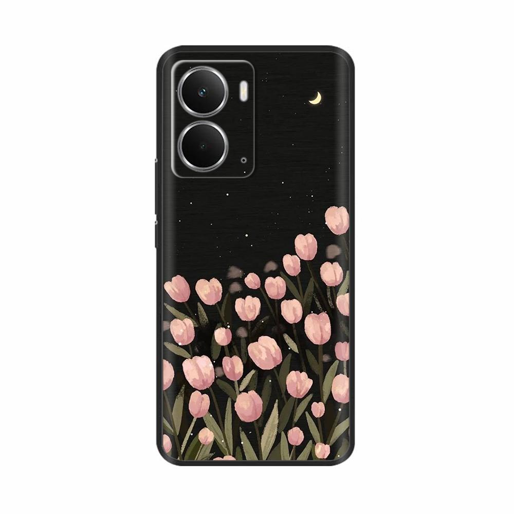 Для Realme Neo7x P3 5G RealmeP3 6.67" Neo 7x RealmeNeo7x 2025 Чехол для телефона с милыми узорами Цветочные чехлы Легкие чехлы
