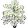 Artificial Calathea Floor Pot Plant: Large Leaf Décor for Living Room & Indoor Spaces