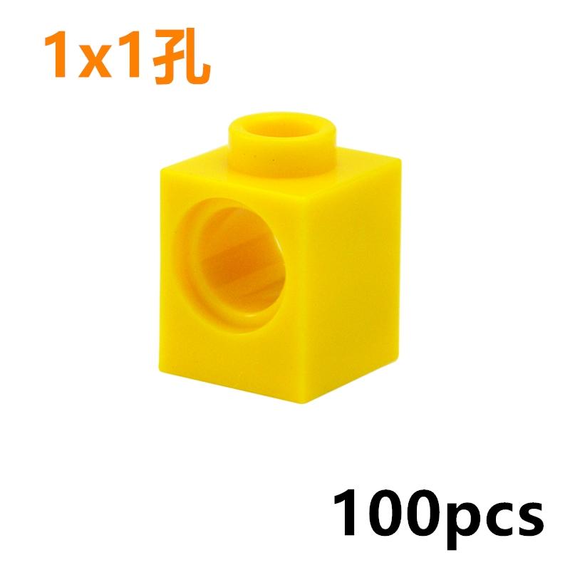 Технические строительные блоки с отверстием, объемные толстые кирпичи, комбинация с шипами, длинная балка, L-образные игрушки, высокотехнологичные детали 87087 3701 3703