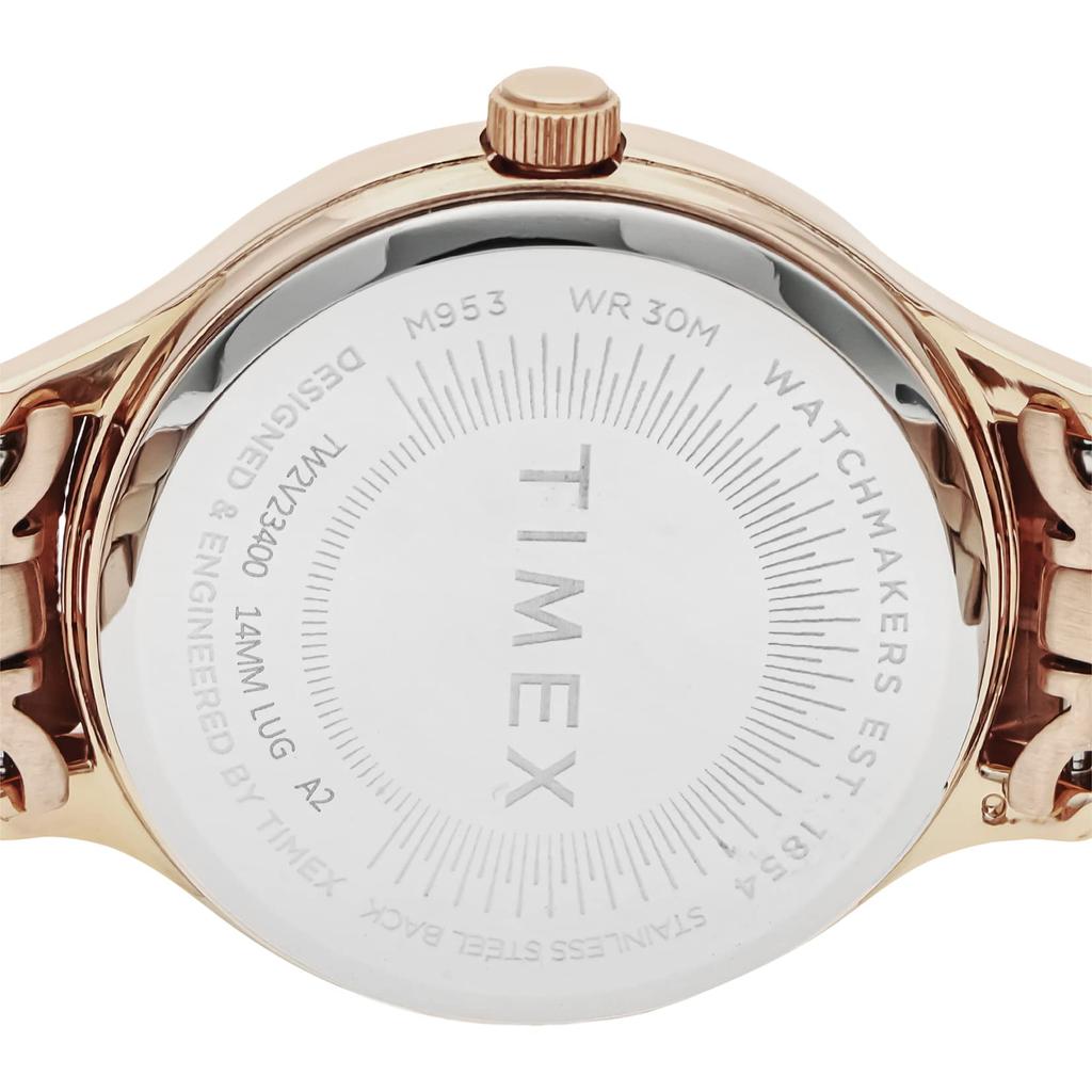 [TIMEX] Watch Peyton Pink Dial Brass Mineral Glass Quartz 35.5MM America Watch TW2V23400 Women's Pink