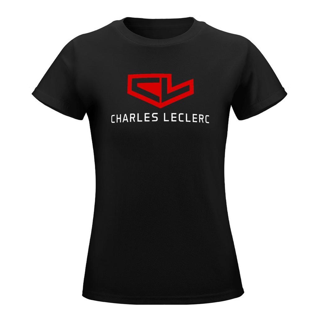 F1 - Charles Leclerc Cl T-Shirt Female Clothing Animal Print Shirt For Girls Vintage Clothes Designer Clothes Women Luxury
