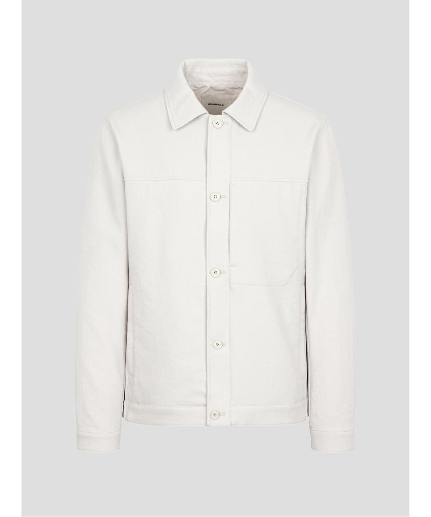 Beanpole Men Twill Banding Trucker Jacket Ivory