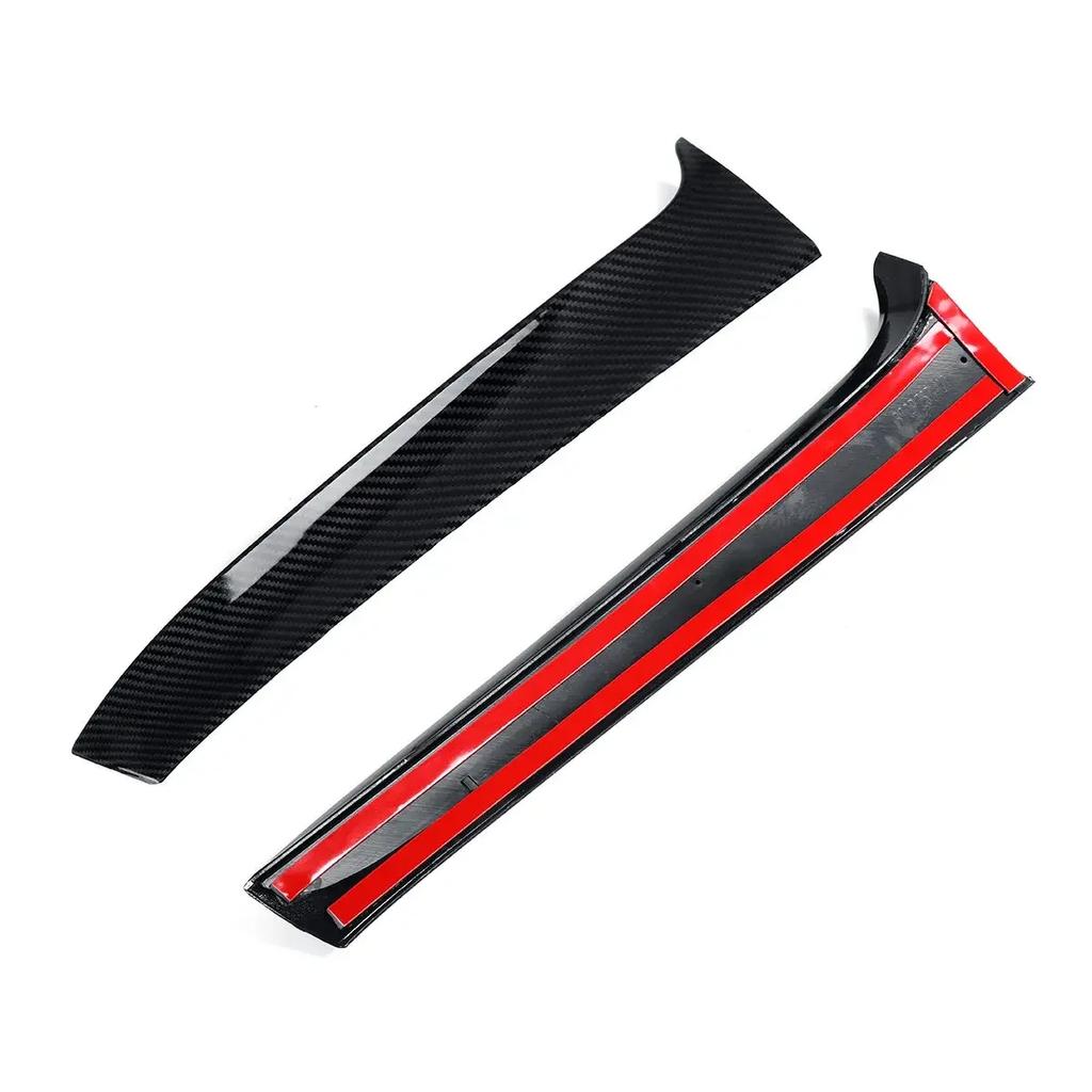 ПАРА Боковой сплиттер заднего окна, глянцево-черный/под карбоновое волокно, комплект кузова для VW Golf 7 R Variant Wagen 2014 2015 2016 2017