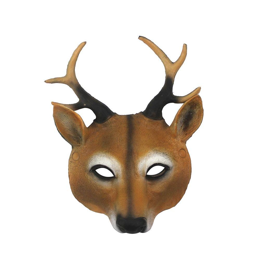 Party Supplies Anime Cosplay Pros Animal Mask Deer Head Mask Kabuki Kitsune Mask Halloween Mask