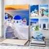 Santorini Greece Wall Art Landscape Canvas Painting Mediterranean Sea Pictures HD Print Living Room Home Decoration Photo Poster