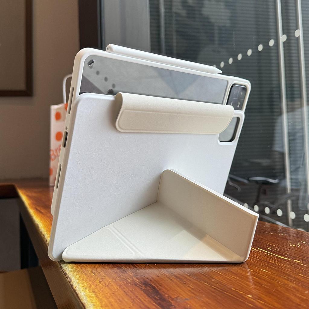 Легкий прозрачный акриловый защитный чехол для iPad 11 (Модель 3Y 2025 года) - Складной, Без слота для ручки, Десятое поколение