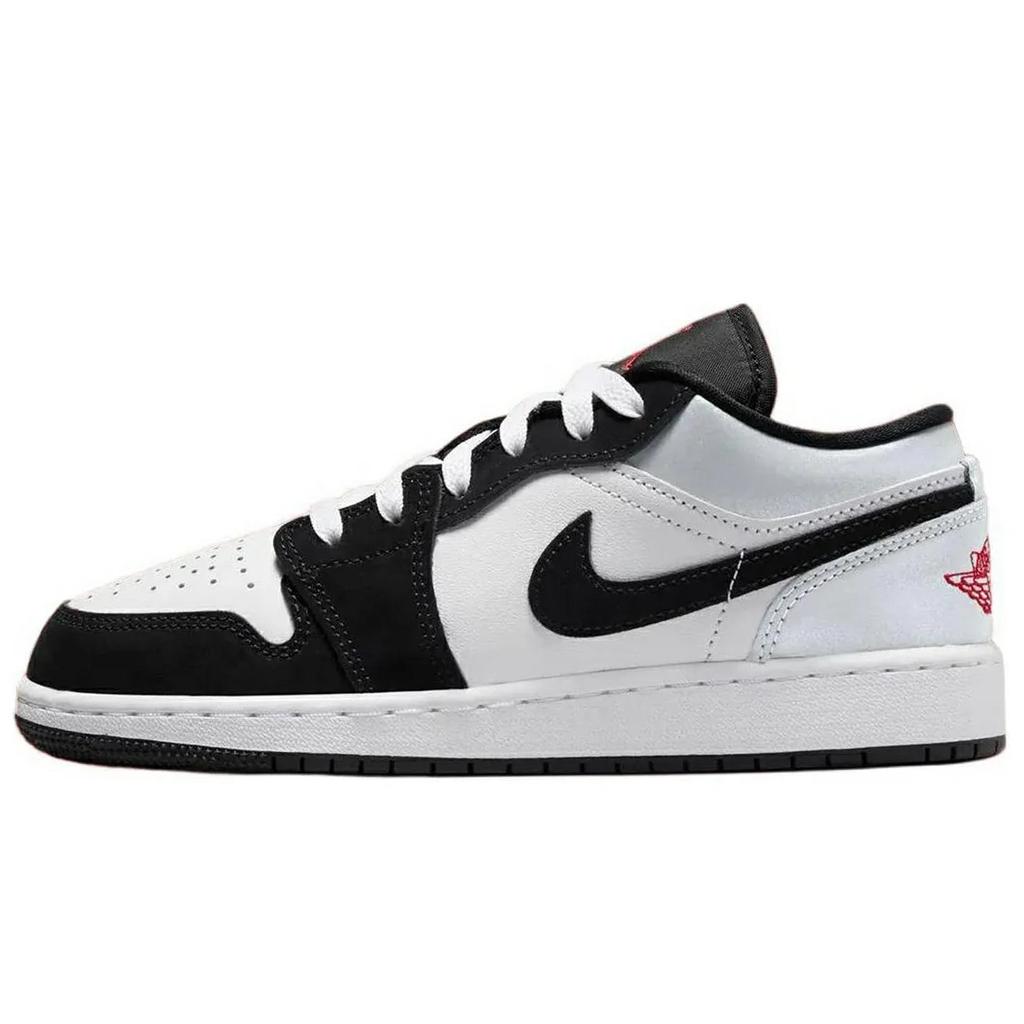 Jordan Air Jordan 1 Berry Velvet Low top Vintage Basketball Shoes Unisex Black Pink HF3148-106(Team645-)