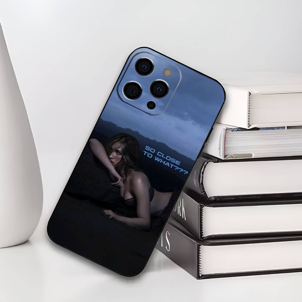 T-Tate McRae Singer Phone Case For iPhone 17,16,15,14,13,12,11 Plus,Pro Max,XS,Soft Silicone Black Cover