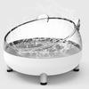 Round Shape Hamster Food Dish Smooth Surface Cat Food Bowl Dog Food Dish  Cage Interior Use