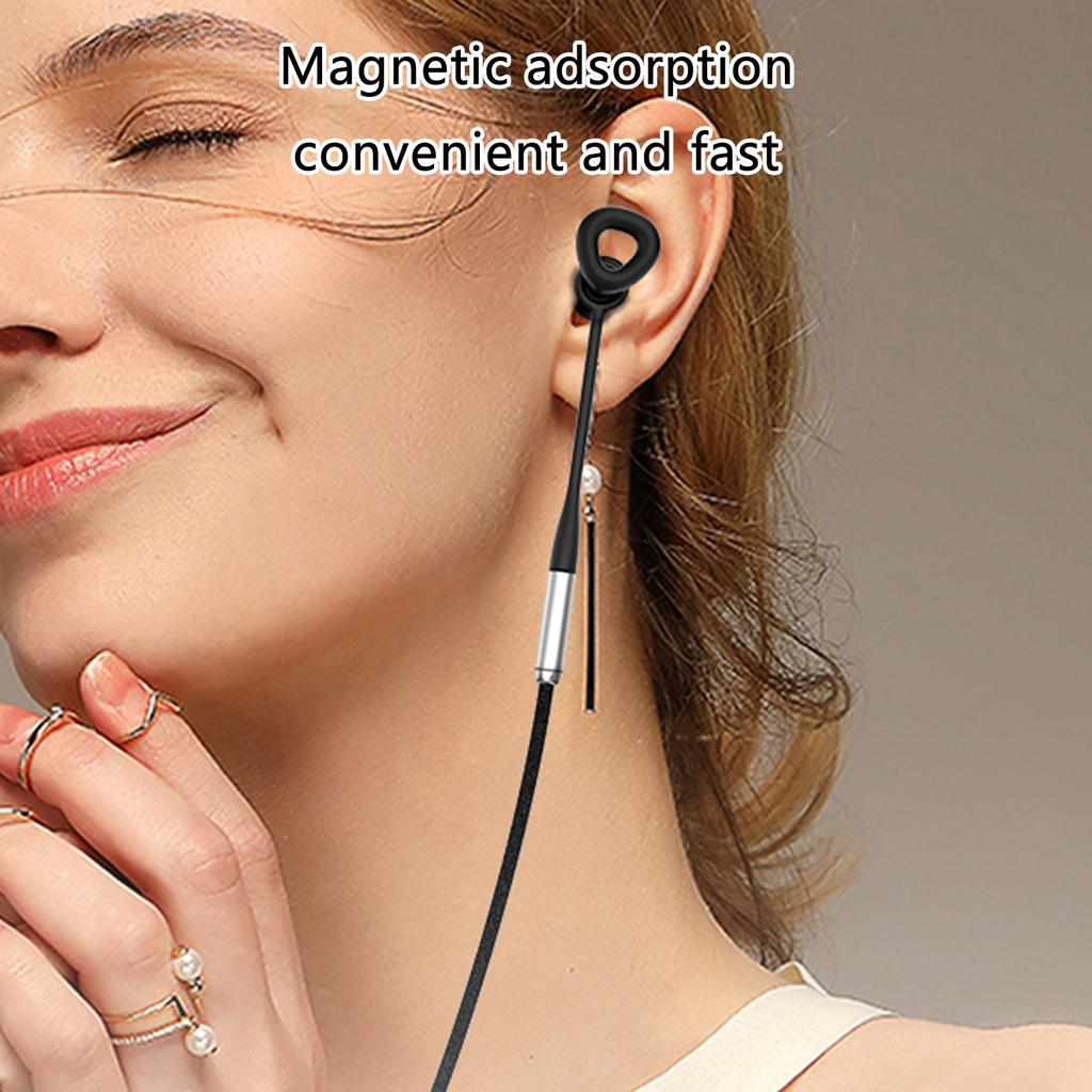Magnetic Connector Cord Flexible Strap Works with Most Earplugs Tug-Resistant Safety Lanyard Anti-Lost Earplug Lanyard