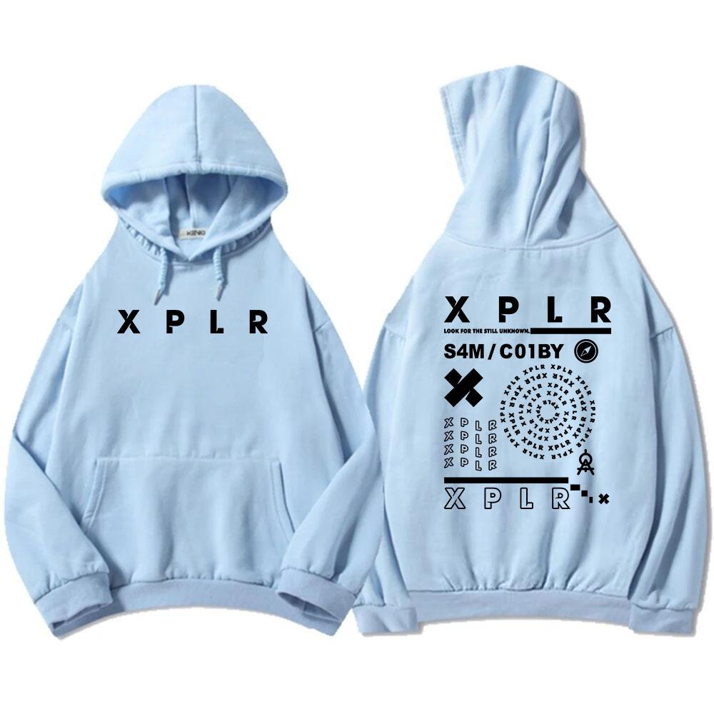 Hip Hop Streetwear Sam and Colby Xplr-r Hoodies Graphic Clothes Heavy Mental Fashion Unisex Sweatshirts Soft Hooded Men Hoodie