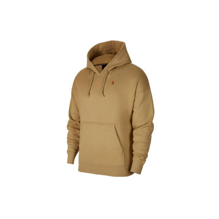 Nike Sweatshirts Men's Apricot Tea Brown Hooded Moderate Regular BV0761-297
