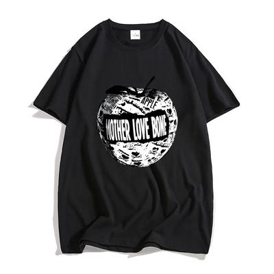 M-mother Love Bone Музыкальная группа Футболки МУЖСКИЕ Гранж Футболки 100% Хлопок Высококачественные Футболки Крутой Парень С коротким рукавом Манга Графический Топ