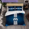 Olympique Lyonnais FC Themed Bedding 3Pcs Duvet Cover Set Decorative Bed Linen For Teen Room Home Decoration