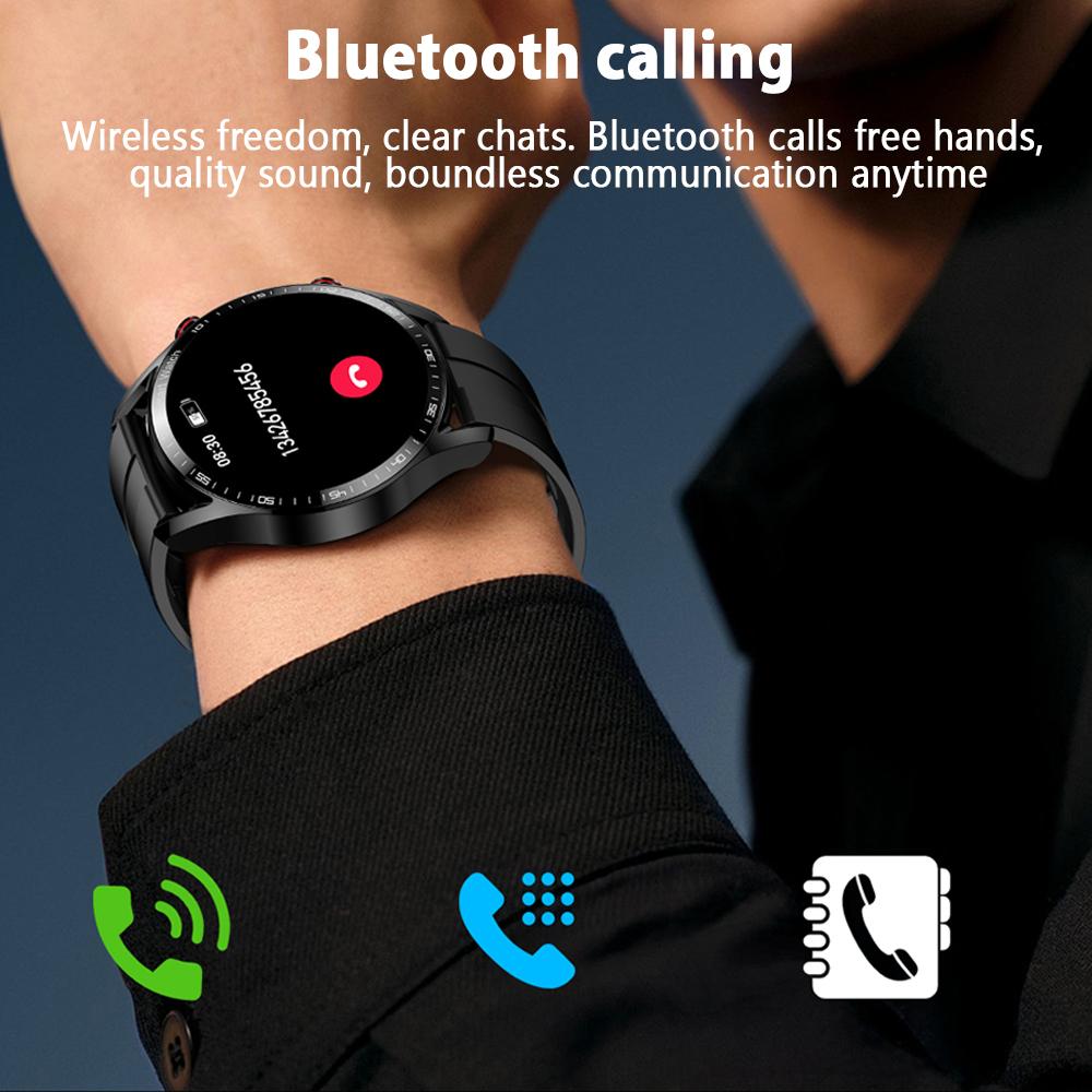 Новые умные часы с Bluetooth-звонками для мужчин, мониторинг сердечного ритма и здоровья, голосовой помощник, водонепроницаемый фитнес-трекер, спортивные умные часы