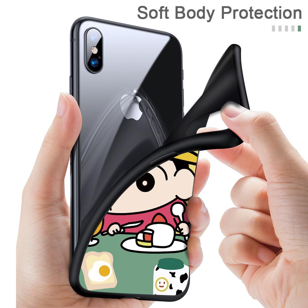 Чехол из ТПУ с милым мультяшным японским аниме для iPhone 14 13 12 11 Pro Max 7 8 6 6s SE Samsung Galaxy S23 S22 Ultra S21 A53 M33 M30 S9 A21s, чехлы для телефонов