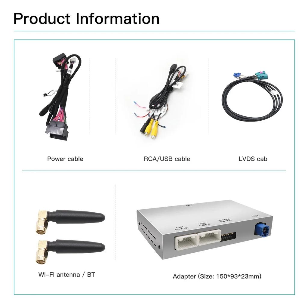 AUTOABC Wireless CarPlay Android Auto для Mercedes Benz ABCE Class GLA CLA CLE W205 W176 C117 W246 W167 NTG5.0 Mirror Link