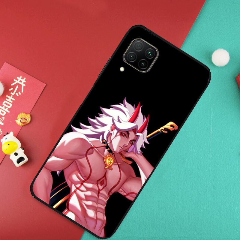 Чехол Genshin Impact Аратаки Итто для Huawei Nova Y73 Y70 Y72 Y60 Y90 Y61 Y91 8i 7i 11i 12i 12s 9 10 SE P20 P30 P40 Lite