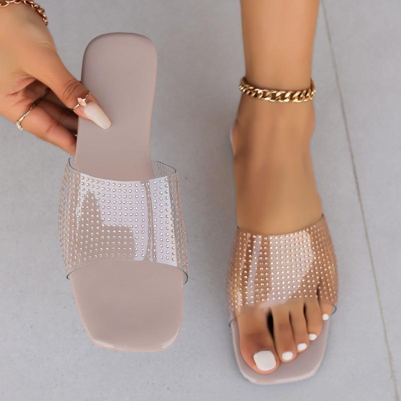 Новая стильная обувь больших размеров с одним ярким бриллиантом в горошек, повседневные женские драги