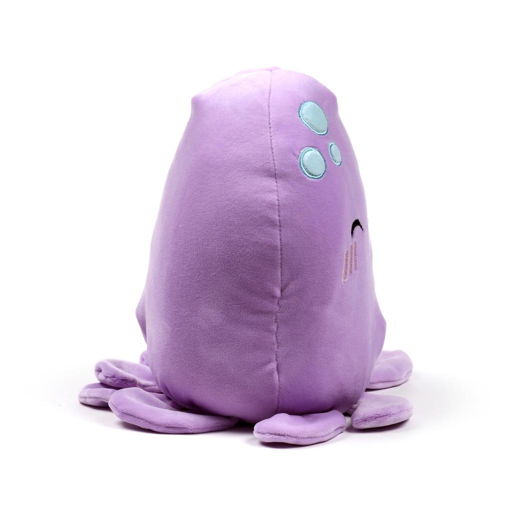 Puckator - SQUIDGLYS Marshmallow Plush Cushion H22.5 x W20 x D13cm Wendy the Octopus