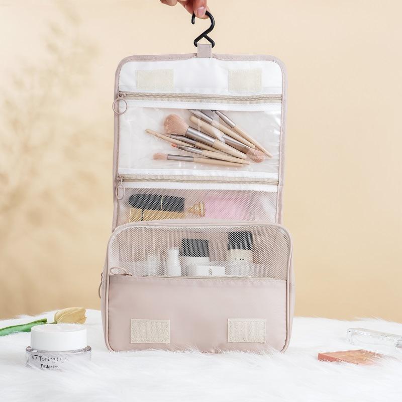 Высококачественная косметичка, дорожная портативная сумка для мытья с крючком большой емкости, многофункциональная портативная сумка для хранения косметики