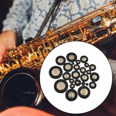 25 шт. сменные накладки из искусственной кожи для саксофона, аксессуары для инструментов разных размеров для альта