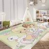 Precious Moments Cute Floor Mat Non-Slip Laundry Room Mat Laundry Decor Balcony Child Living Room Bedside Mats