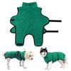 [EC] Зеленая впитывающая одежда для кошек и собак, 365 грамм халат из сверхтонкого волокна для домашних животных
