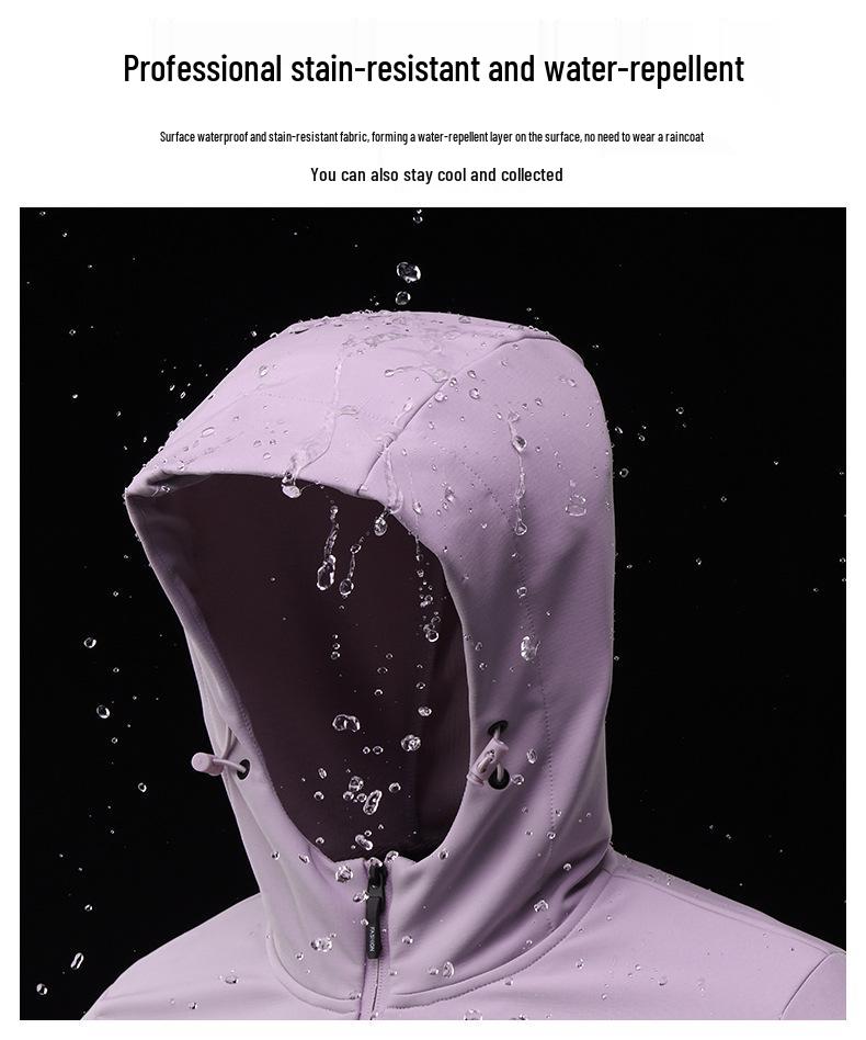 Unisex Windproof Softshell Jacket: Warm Hooded Outdoor Cardigan for Men & Women In Autumn/Winter