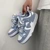 Мода 2024 года Новые летние кроссовки Girly Heart Fashion Blue Casual Sneakers New Couple Trend Шнуровка Белые туфли Кроссовки Женская обувь