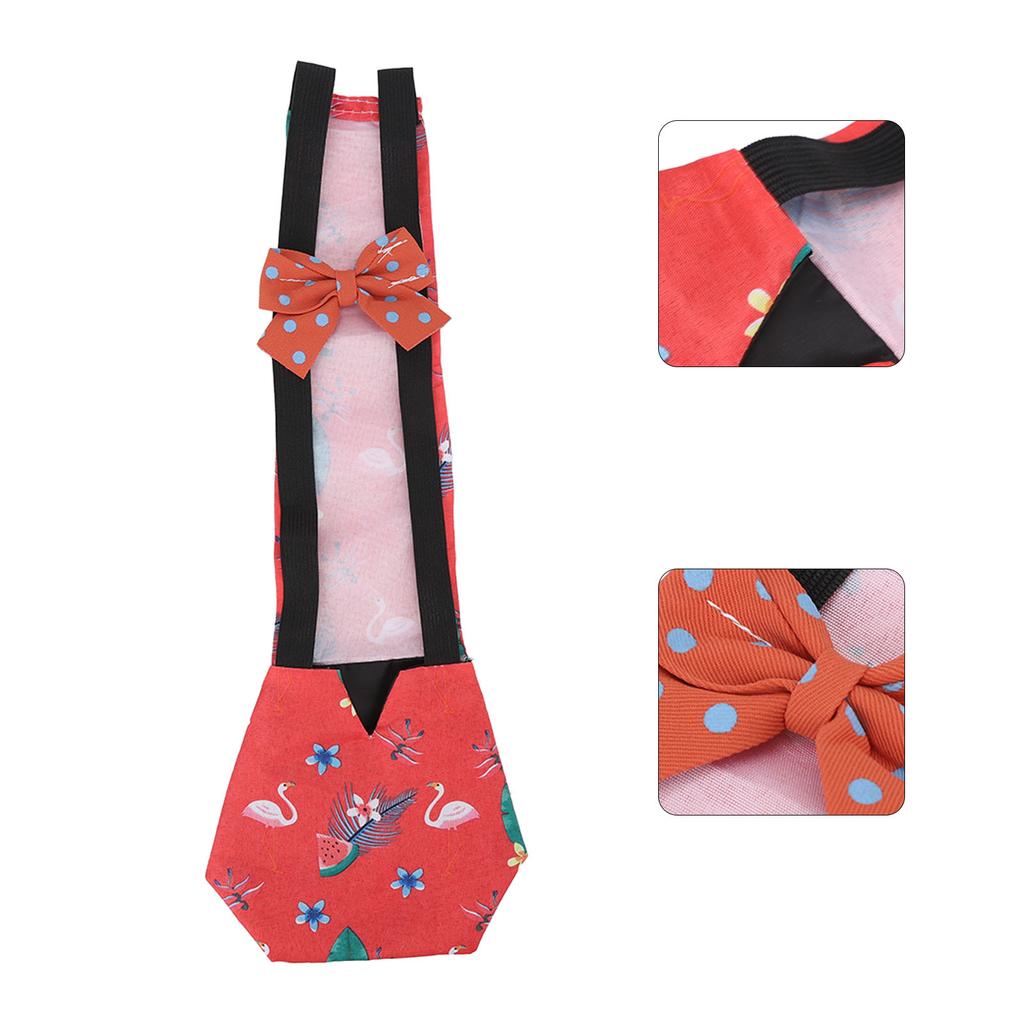 Pet Chicken Diapers Soft Polyester Adjustable Pet Duckling Diapers for Pet Chicken Duck and Goose M