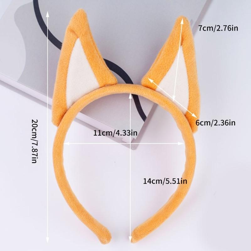 Sheepdog Costume Set Dog Ears Headband Bowtie Tail Nose Tutu Skirt for Kids Halloween Costume Cosplay Party