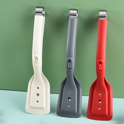 Щипцы-лопатки для жарки 2 в 1, силиконовые многофункциональные щипцы для стейков, щипцы для жареной рыбы, омлета, блинов из нержавеющей стали, пищевые щипцы-лопатки