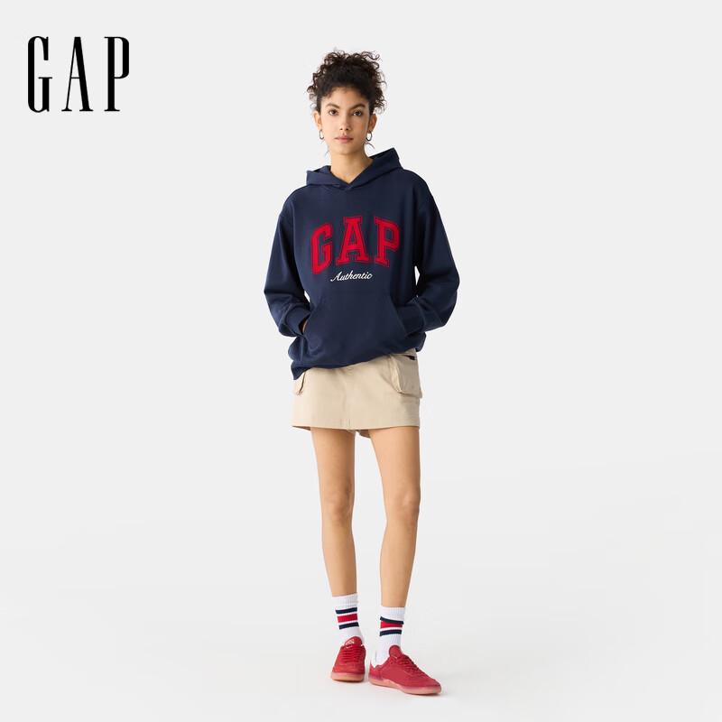 Толстовка с капюшоном Gap женская, утяжеленная, с логотипом