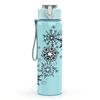1PC Dandelion Wish Spray Art Print 750ml Color Plastic Sports Water Bottle Leakproof Flip Straw Lid Suitable for Sports Office Home Use