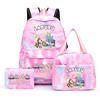 3Pcs/set Printed Backpack with Lunch Bag Pencil Case Student Teenager Boy Girl Bagpack Women's Backpack Set Travel Bag