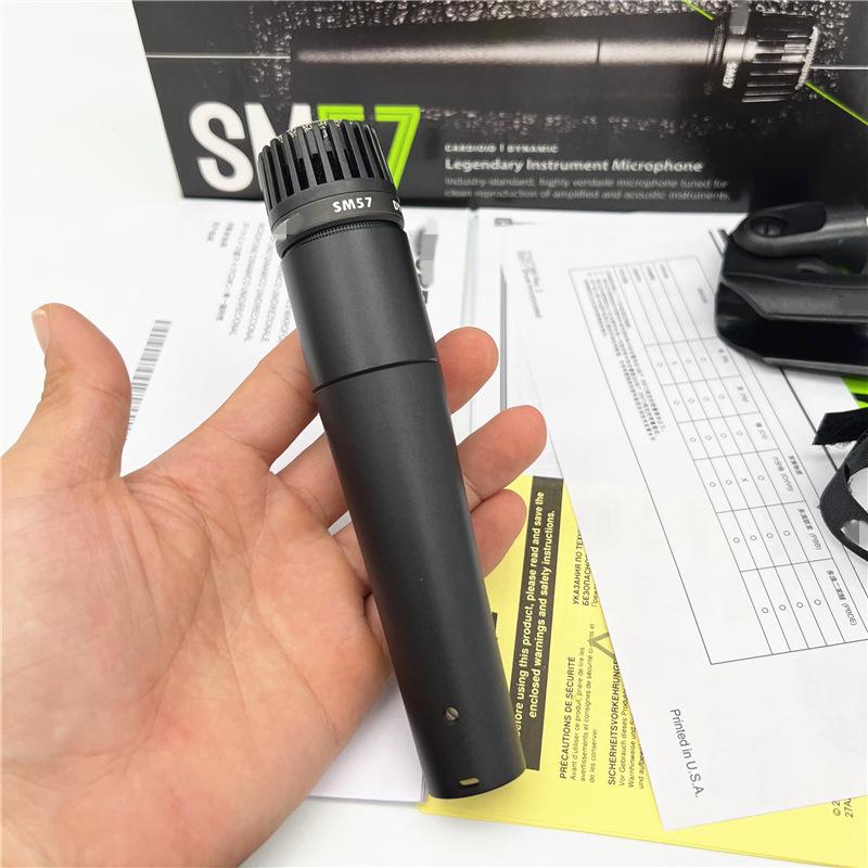 SM57LC Высококачественный динамический проводной микрофон для профессиональной записи, дубляжа и прямых трансляций