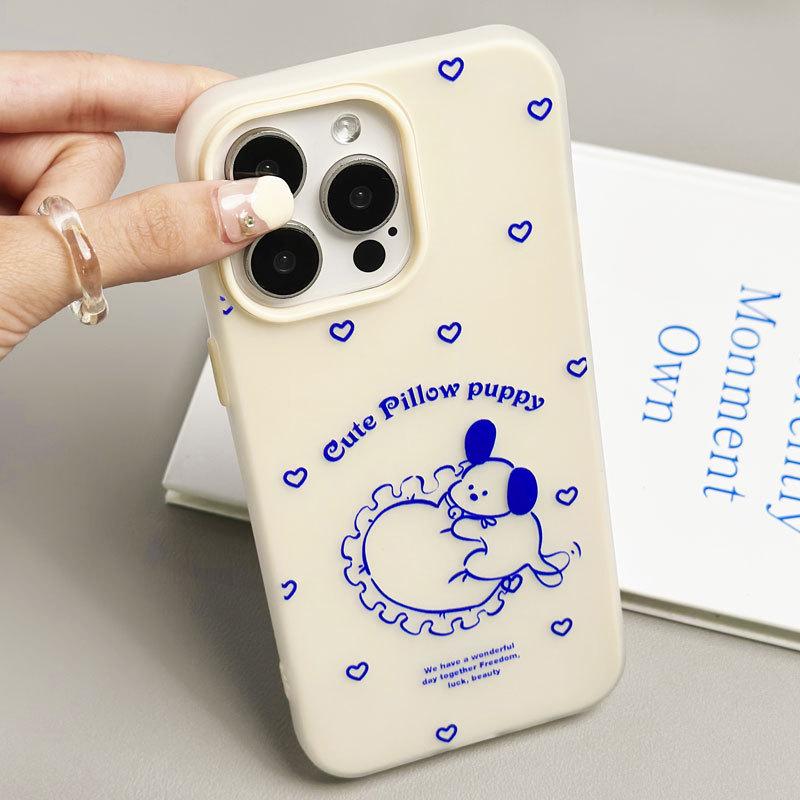 Чехол Zhitai Jelly Skin Cartoon для iPhone 11-15 Pro Max