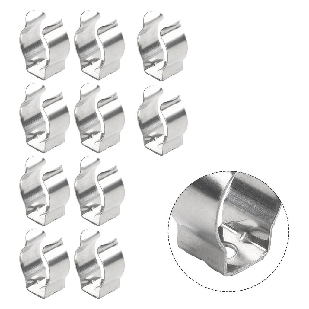 Зажимы для махровых изделий из нержавеющей стали, 10 шт.
