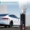 32a 3P Ev Charger Adapter Type2 Plug to Red CEE Socket Connector European Electric Vehicle Car Charger Plug To Cee EVSE Charging