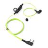 2 Way Earphone PTT Mic 2 Pin Walkie Talkie Earphones Noodle Headphone Cord for Kenwood Baofeng