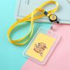 Fashion Cartoon Lovely Bank Credit Card ID Business Case Retractable Card Holder Name Badge Holder