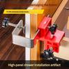 2Pcs Drawer Front Installation Clamps Cabinet Installation Tool Drawer Clamp Flexible Adjustment Panel Fixing Tool