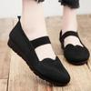 Spring and Summer Women's Cloth Shoes Non-slip Single Shoes Flat Shoes Casual Slip-on Shoes