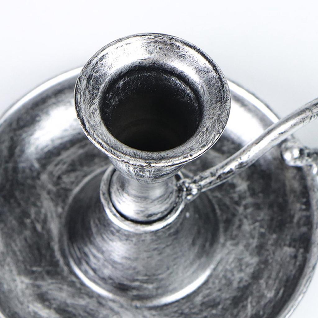 Винтажный подсвечник-конус, настольный подсвечник для свечей, подставка для свечей, металлический подсвечник для рабочего стола, фермерского дома